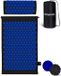 LifeGoods Acupressuur Mat met Kussen - Shakti mat - Spijkermat - Zwart/Blauw