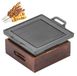Grill portable au charbon de bois pour le camping et les pique-niques