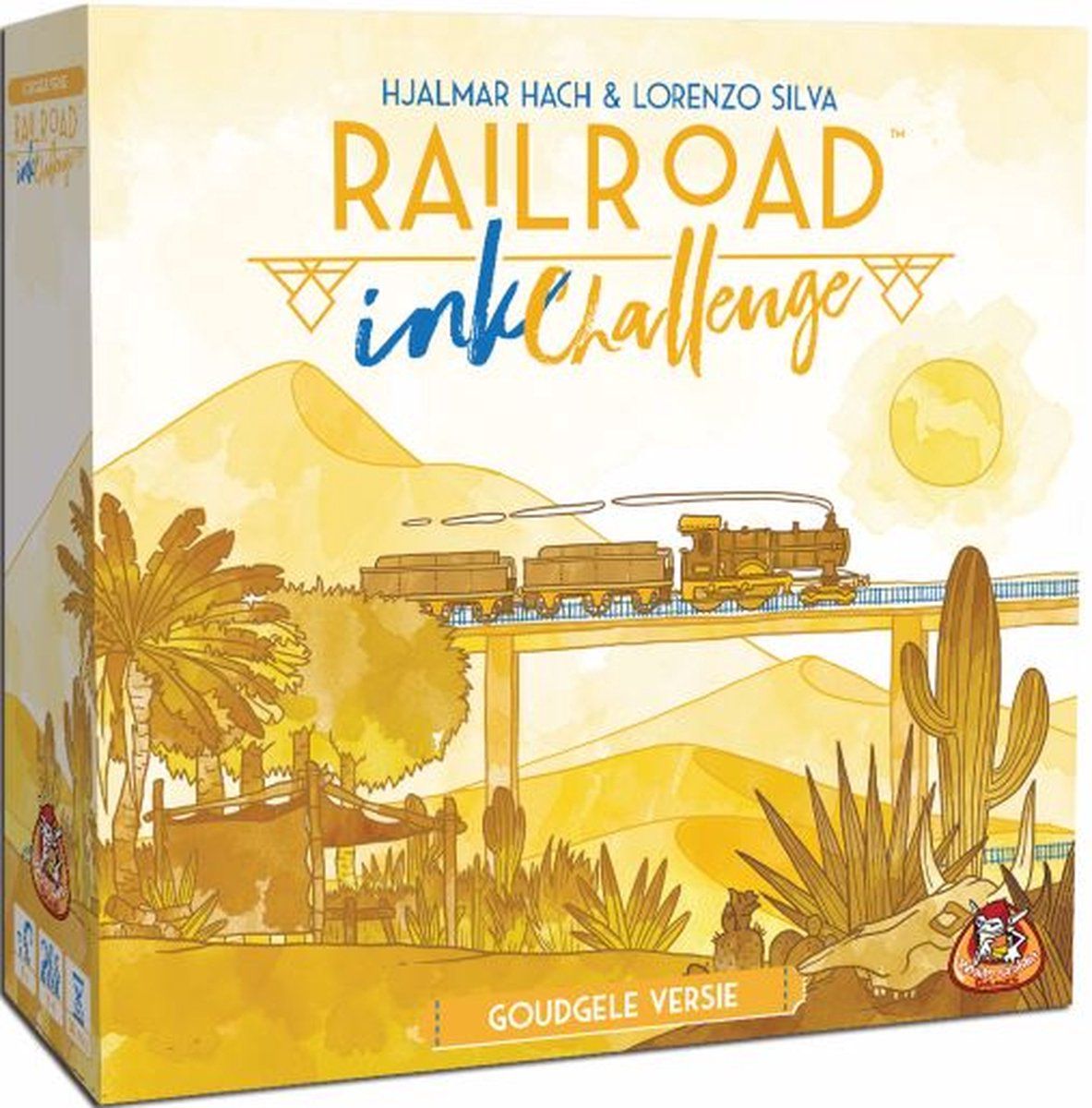 White Goblin Games Railroad Ink (Goudgele versie) - Bordspel - 8718026304638