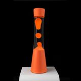 Fisura Grote Design Lavalamp met Oranje Lava - Oranje