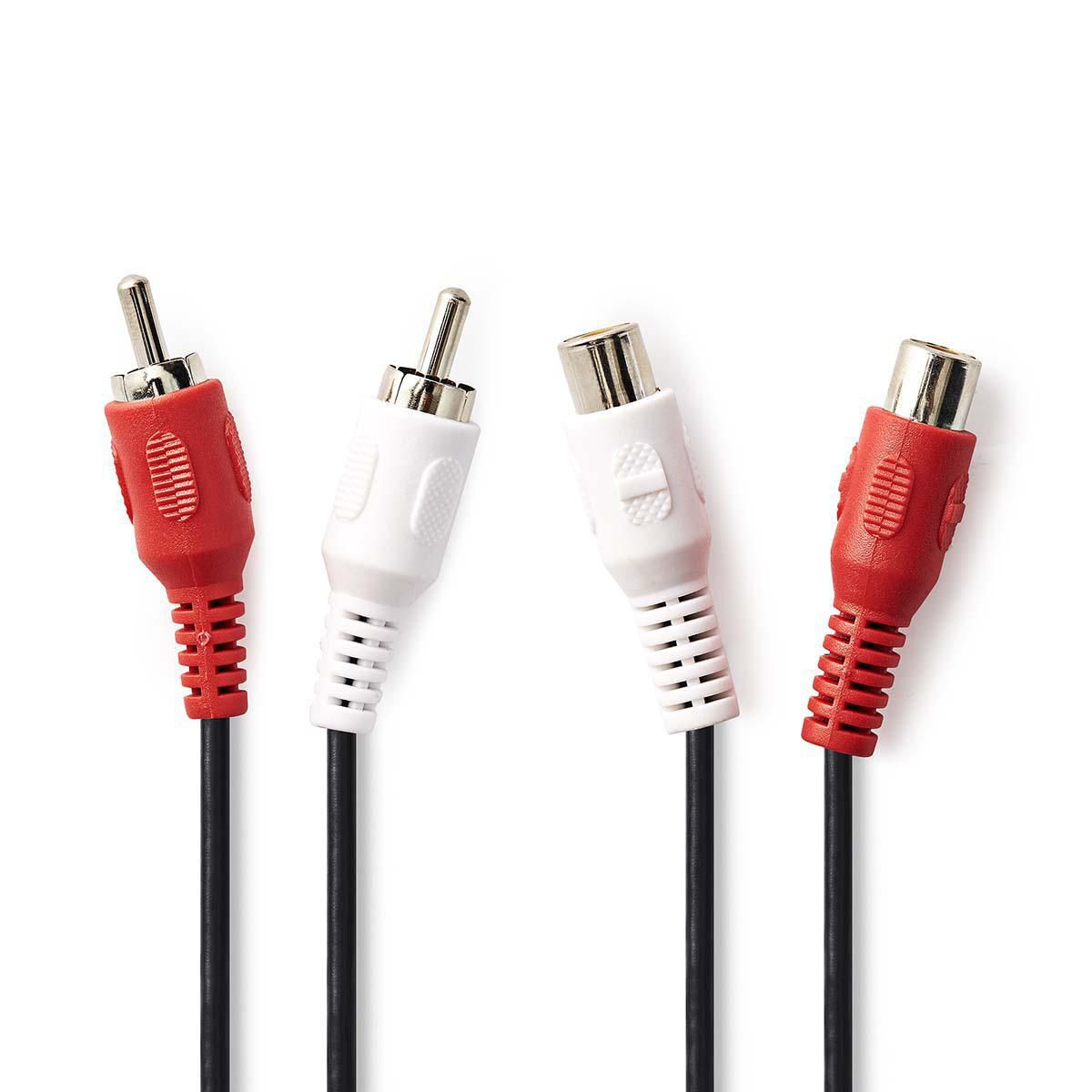 Nedis CAGB24205BK50 Audio kabel zwart 5m