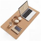 Bureauonderlegger, HJH OFFICE Padflux Terra Bureaumat / muismat Bruin 40 x 80 cm