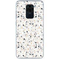 1001 coques Xiaomi Redmi Note 9 bedrukt siliconen hoesje terrazzo color