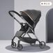 StarTech Kinderwagen ALQ1 - Opvouwbaar - Ligfunctie - Katoenen stof - Draagvermogen tot 15 kg - Grijs