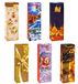 TSI Geschenkzakjes KERSTSERIE 7 voor wijn- en champagneflessen, verpakking van 12, afmetingen: fles (HxBxD 36 x 12 x 8 cm), art. nr. 84287