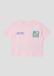 s.Oliver T-shirt met backprint roze
