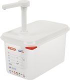 Araven Sausdispenser Gn 1/4 30ml Met Pomp Transparant