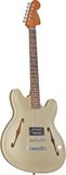 Fender Tom DeLonge Starcaster, Satin Shoreline Gold RW Guitare électrique