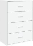 vidaXL Dressoir 60x31x84 cm bewerkt hout wit