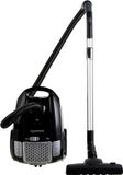 Amazon Basics Stofzuiger met zak, krachtig, voor harde vloeren en tapijten, HEPA-filter, snelheidscontrole, 700 W, 3,0 l, EU, zwart