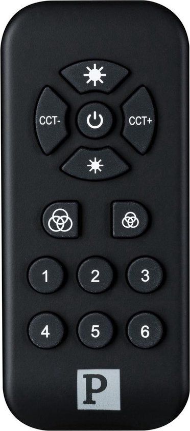 Paulmann SmartHome BLE Boss afstandsbediening 2xAAA zwart kunststof 50001
