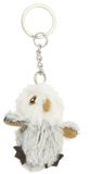 Nature Planet Pluche dieren sleutelhanger - 8x - Uil knuffel - 6 cm - Speelgoed sleutelhangers - Uilen