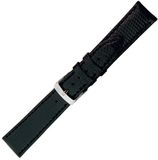 Morellato PMX019VIOLIN16 P.Preziose (echt) Horlogeband - 16mm Zwart Leer Unisex