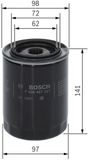 Bosch Oliefilter P7321 | F 026 407 321