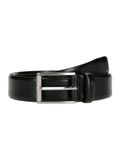 Strellson Leren riem Men's Belt W95 Black zwart