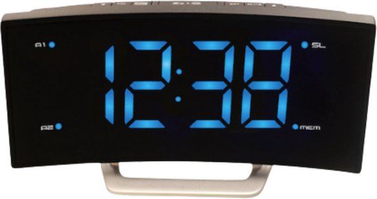 Technoline WT 460 FM Radio Wekker - Zwart