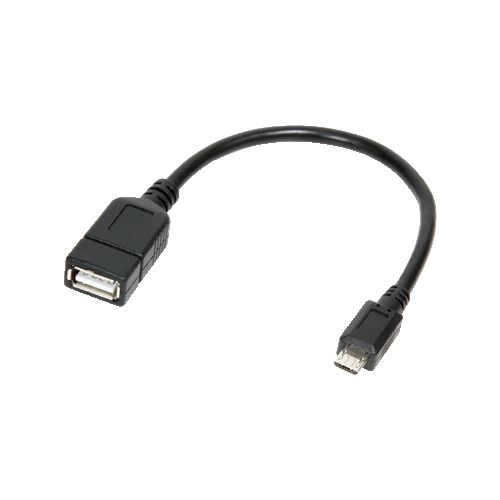 LogiLink AA0035 USB-kabel 0,2 m Zwart