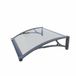 WERKA PRO Luifel aluminium en polycarbonaat, 80 x 100 cm
