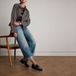 Manfield - Femme - Mocassins en cuir noir - Taille 36
