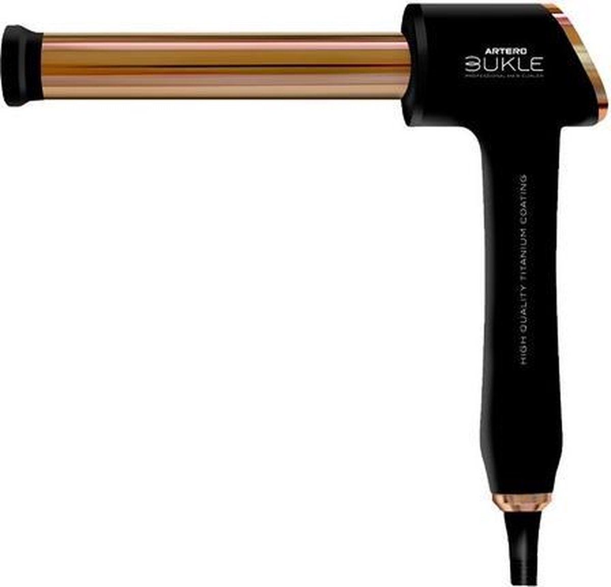 Artero Bukle Professional krultang titanium 25mm LCD 25W zwart