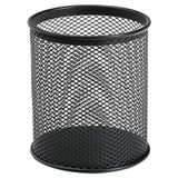 Pojemnik Q-CONNECT Pojemnik na dlugopisy Office Set, metalowy, czarny