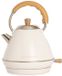 CREATE - Waterkoker 600ml - BPA vrij - 800W - Gebroken wit - KETTLE RETRO