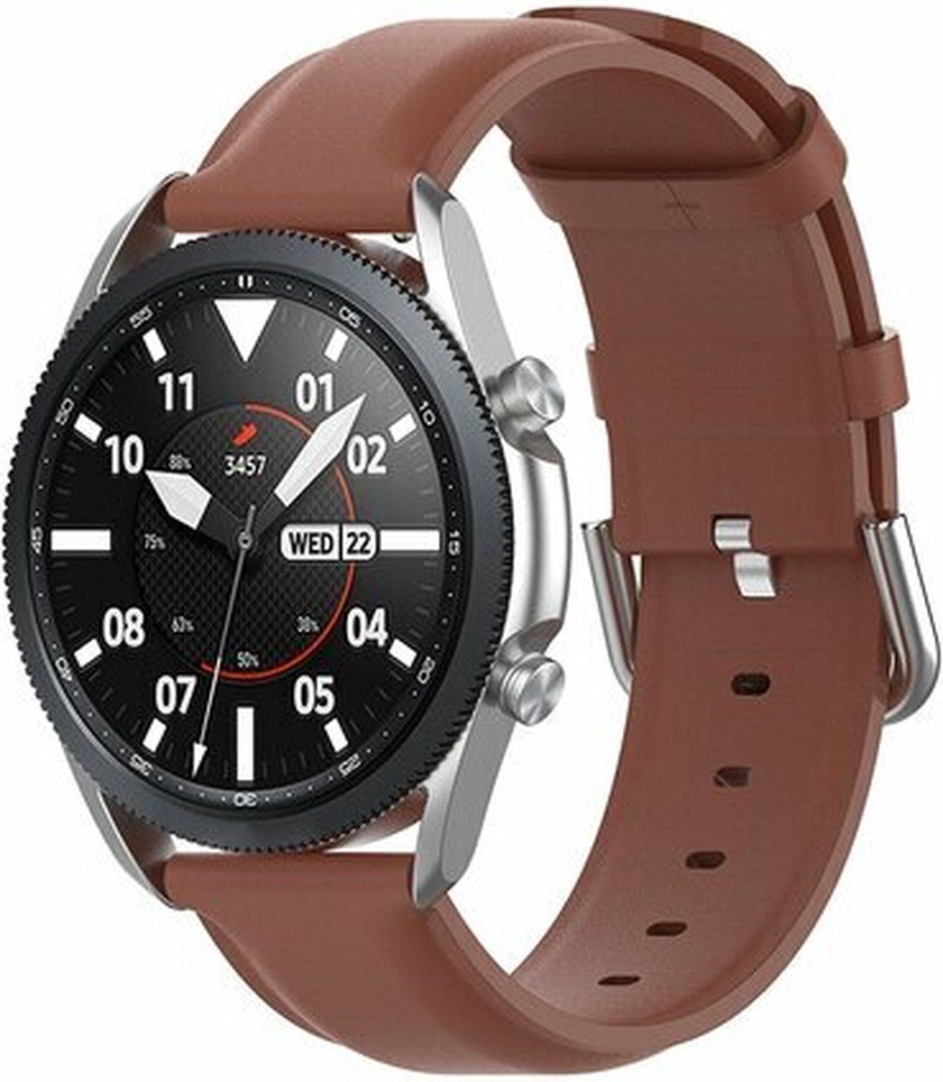 Qubix Garmin Forerunner 55 / 245 / 645 - Classic leren bandje - Bruin