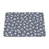 Bonamaison Rechthoekige muismat met digitale print, antislip onderkant, voor kantoor en thuis, 22 x 18 cm