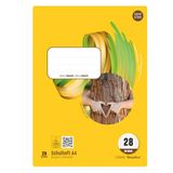 Staufen Style schriftenboek - 5 schriften, 32 vel elk, DIN A4, gelijnd 28 (5 mm vierkant met kantlijnen), 80 g/m² papier