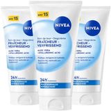 NIVEA Crème de jour rafraîchissante SPF15 - 3 x 50 ml