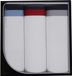 Swan Club Origineel 3 stuks - Heren zakdoeken, Cadeauverpakking katoenen zakdoeken - 46 - Wit