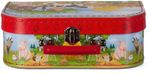 Merkloos Kinderkoffertje - boerderij thema - 25 cm - karton - logeerkoffer / opbergkoffer - kraamcadeau