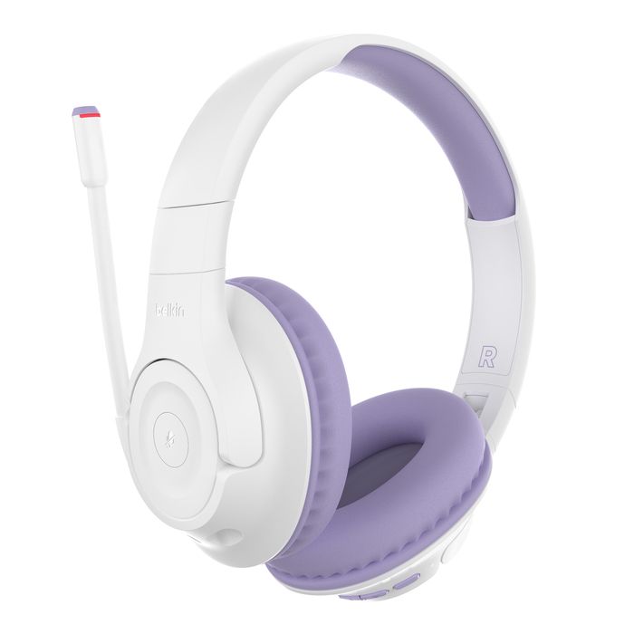Belkin SOUNDFORMINSPIRE OVEREAR HEADSET - Lavendel, Wit