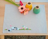Vervaco Placemat kit Schaapjes in de wei set van 2