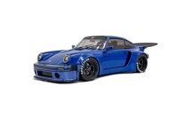 Solido 1:18 KS-R 2024 Die-Cast model – donkerblauw metallic – gedetailleerde replica in vensterdoos met kunststof sokkel – verzamelaarsmodel auto