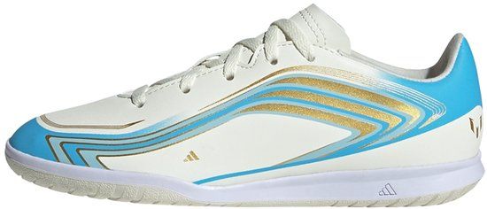 Adidas Performance F50 Messi Club Indoor Voetbalschoenen Kinderen Beige Maat 29