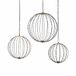 Loberon Ledlichtbol set van 3 Brilliante zwart