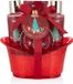BRUBAKER Cosmetics Bad en Douche Cadeau Set Winterbessen Geur - 5-Delige Verzorgingsset in Decoratieve Badkuip Kerstmis