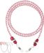 Ronte - Brillenketting mit Perlen und Anti-Rutsch-Design für Damen und Mädchen. Geeignet für Sonnenbrillen, Masken und mehr. Sturzsicheres Halsband.