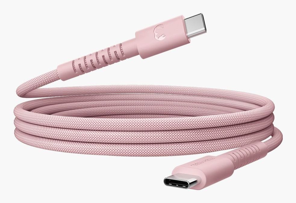 Fresh 'n Rebel FlexWave USB-C naar USB-C Kabel - 2m - Roze
