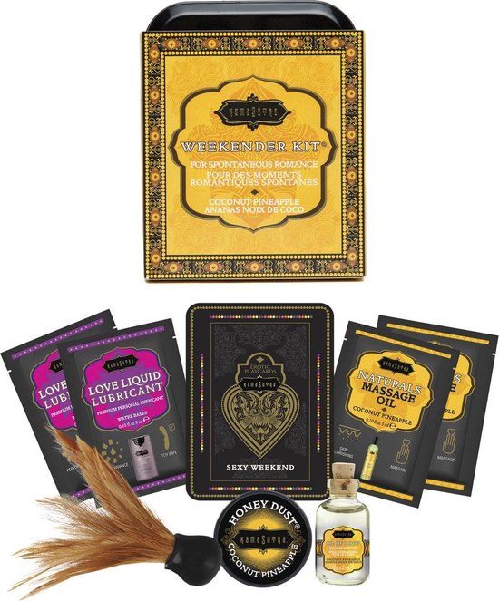 Kamasutra Erotische Massage Geschenkset Weekender Kit Coconut Pineapple