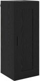 vidaXL Wandkast, zwart, eikenlook, 34,5 x 34 x 90 cm