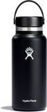 Hydro Flask Wide Mouth Flex Cap Drinkfles - 946 ml - Zwart