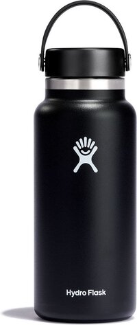 Hydro Flask Wide Mouth Flex Cap Drinkfles - 946 ml - Zwart