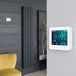 Ecoso, Hudson Reed Hudson Reed Vitality Ardus Radiateur vertical électrique – Anthracite – 178,4 x 35,4 cm - Thermostat Wi-Fi à écran tactile - Design moderne