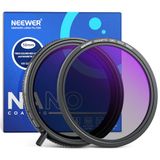 NEEWER True Colors 58mm Variabele ND2-32 & CPL met magnetische ND32 filterset