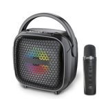 BONTEMPI - Draadloze speaker met microfoon voor kinderen en jongeren, speel- en leermiddel, draagbaar en stevig 16,5x12,5x7,3 cm