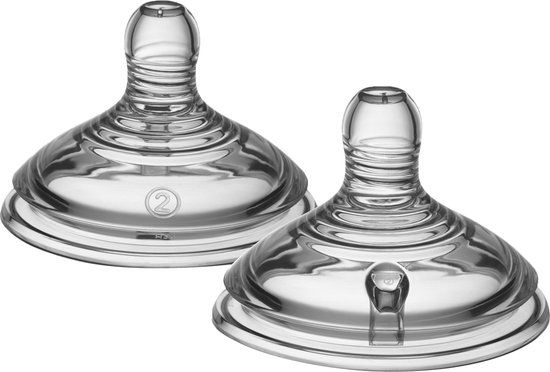 Tommee Tippee Closer to Nature Flesspeen - 3+ maanden - 2 stuks