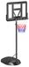 Panier de basket-ball - Support - Hauteur réglable : 216–277 cm - Mobile - Convient pour une utilisation intérieure et extérieure - Noir