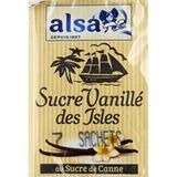Alsa Vanillesuiker van Isles avec sucre de canne – les 7 sachets, 53 g